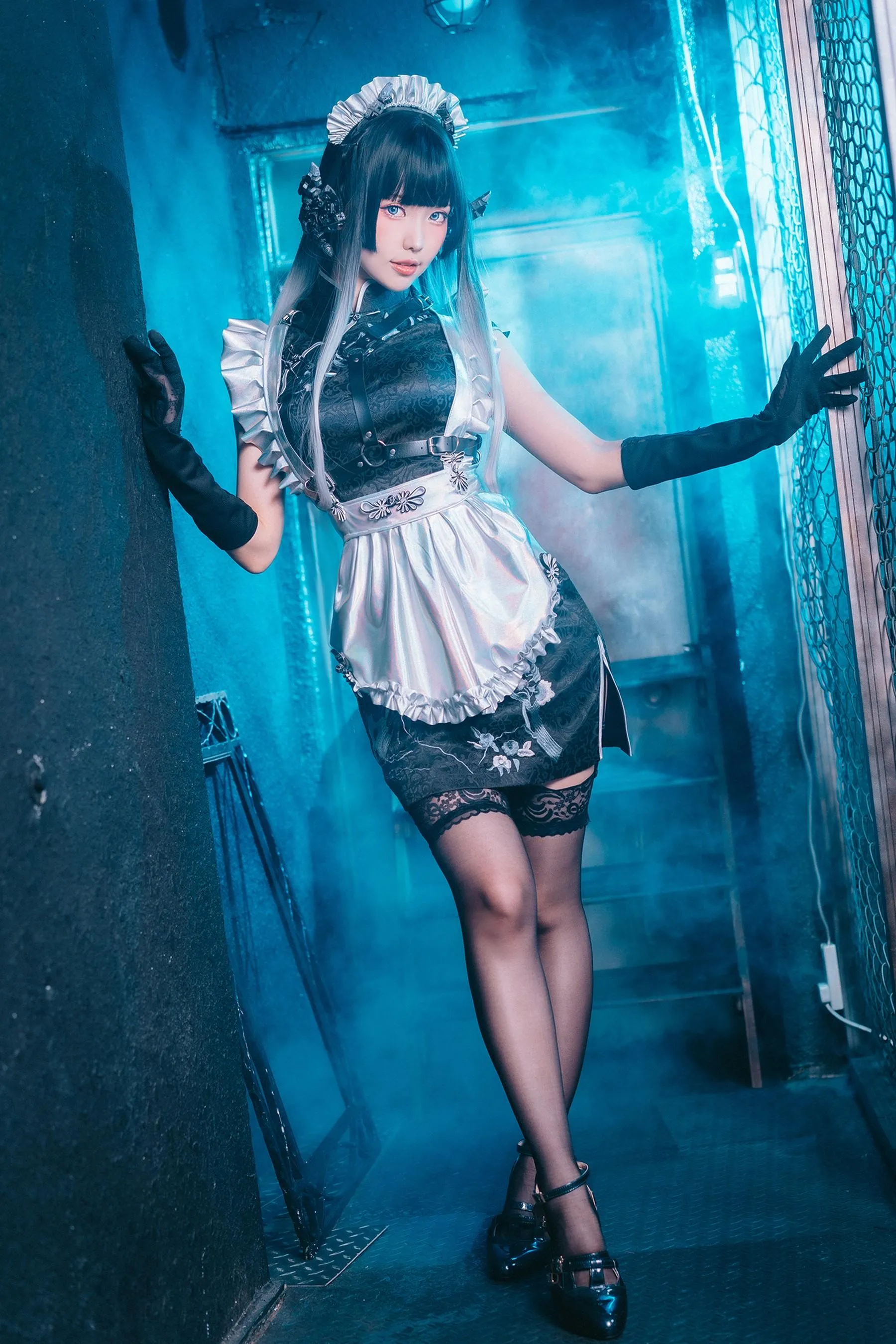 ElyEE子 – NO.117 賽博女僕 Melanite黑榴石 [31P]插图8